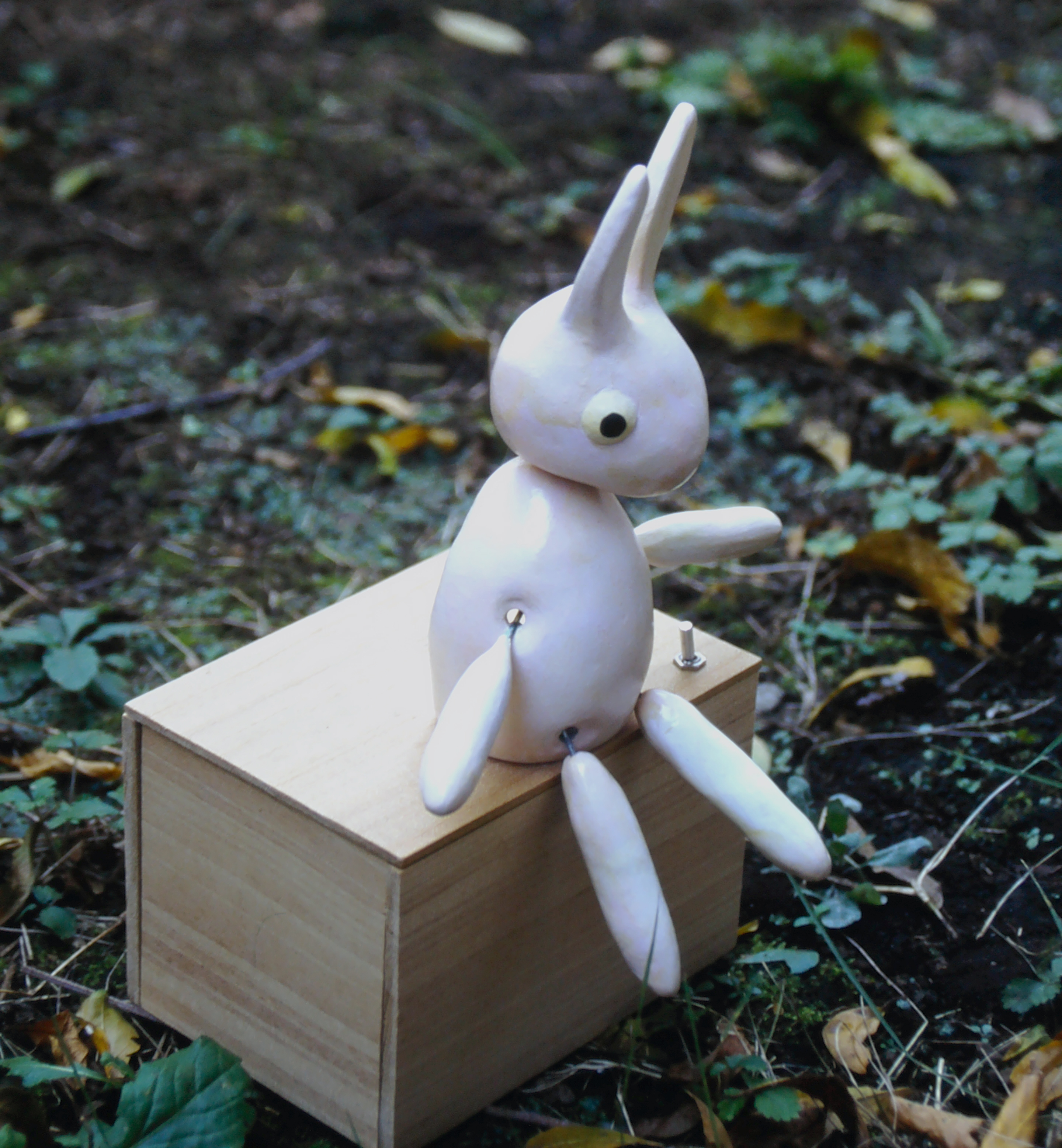 mechanical rabbit doll